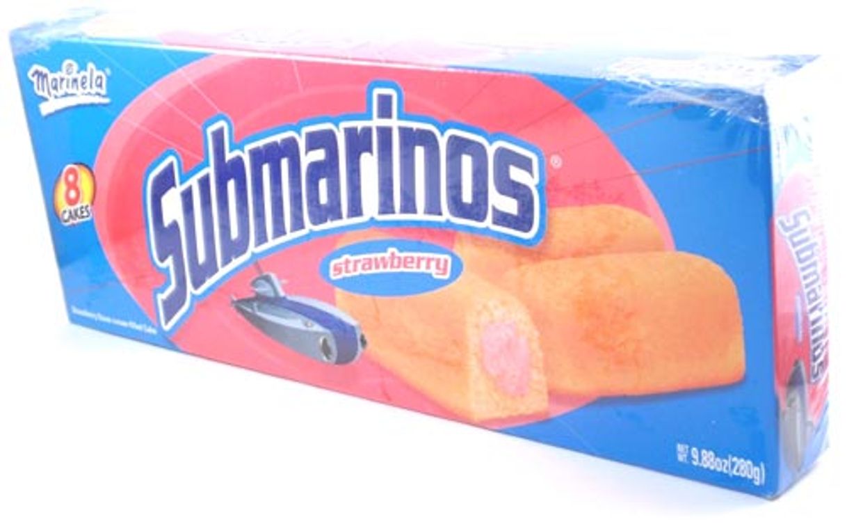 Fashion Submarinos Marinela - 8 Pastelitos - 9.88 oz - MexGrocer.com