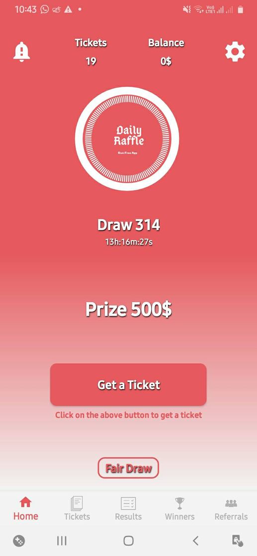 Social Dayli Raffle