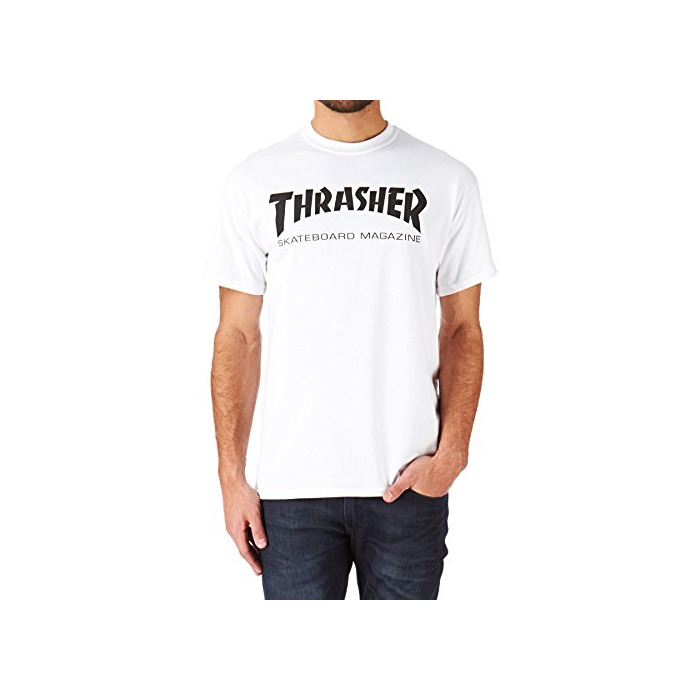 Moda THRASHER Thrasher Skate Mag Camiseta Medio blanco