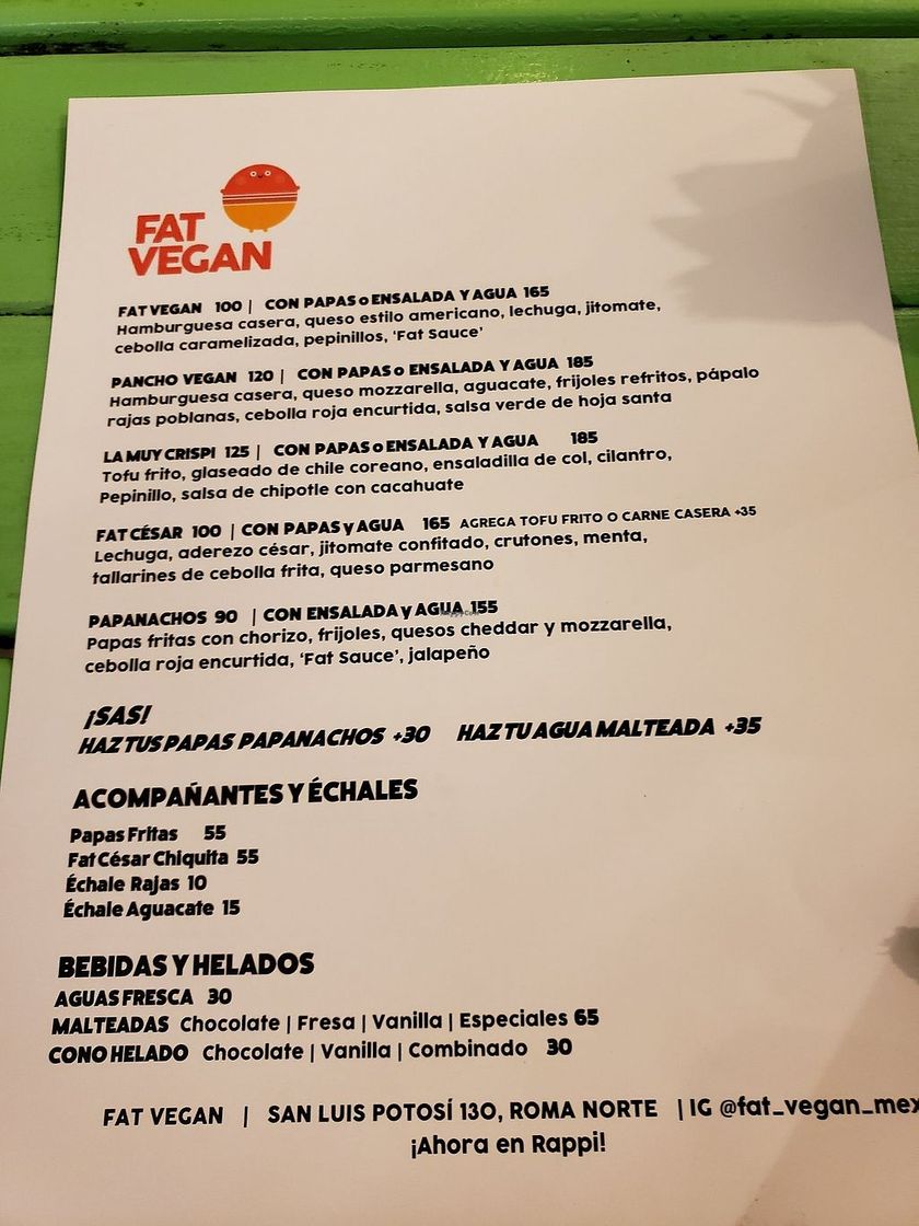 Restaurants Fat Vegan