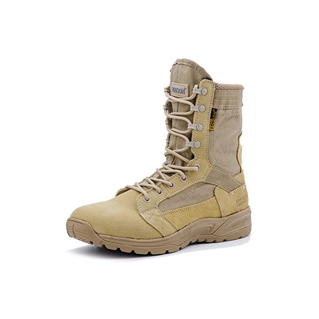 Fashion Botas tácticas Militares de Hombre Ultraligero, Tan Botas Jungle Combat, Zapatos de