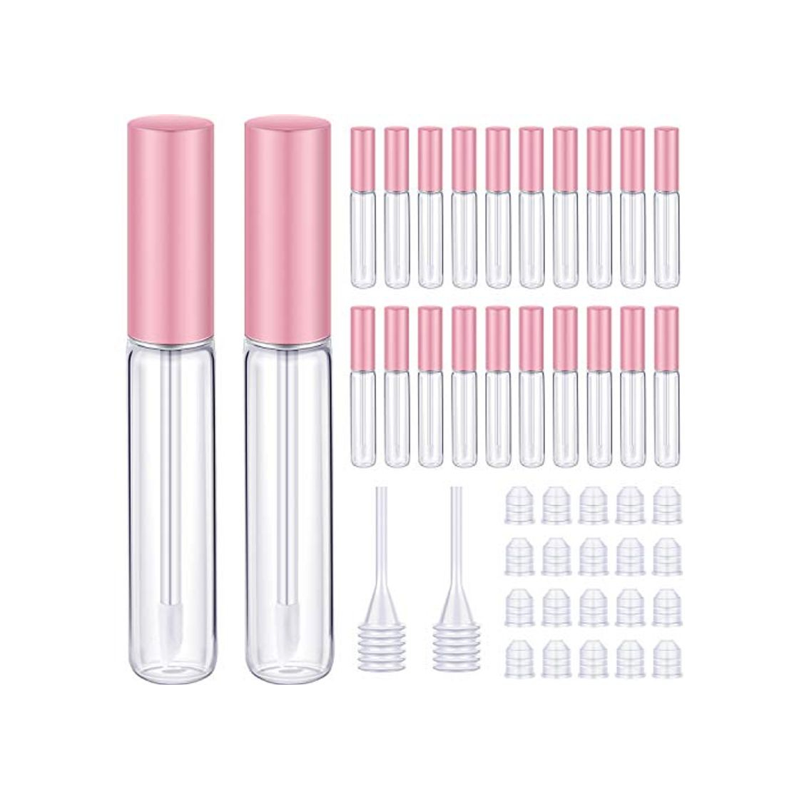 Social 20 Piezas 10 ml Tubos de Brillo Labial Contenedores de Brillo Labial