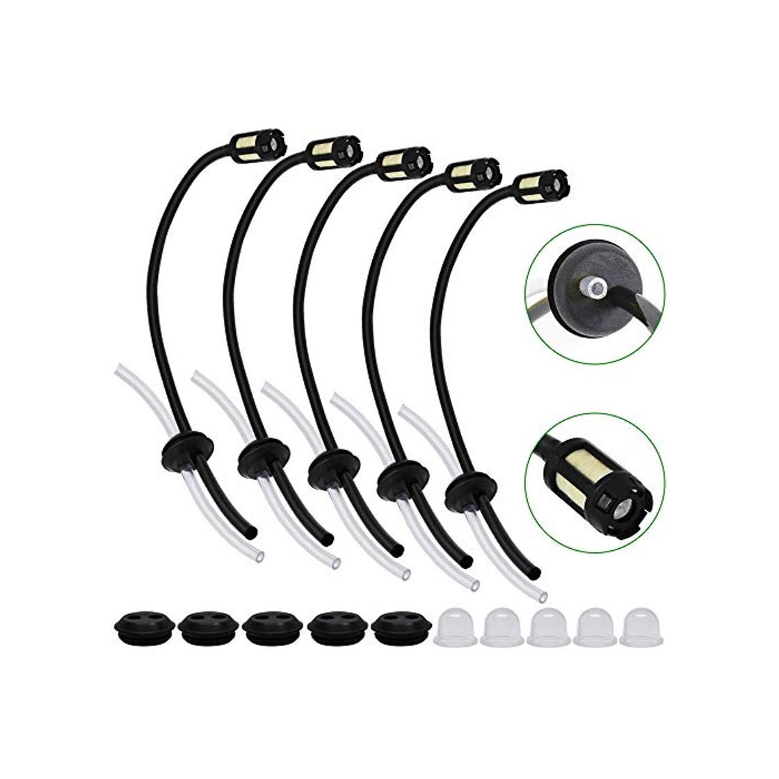 Social PERFETSELL 5 Pcs Filtro de Gasolina Desbrozadora Tubo Carburador Desbrozadora Filtros Mangueras