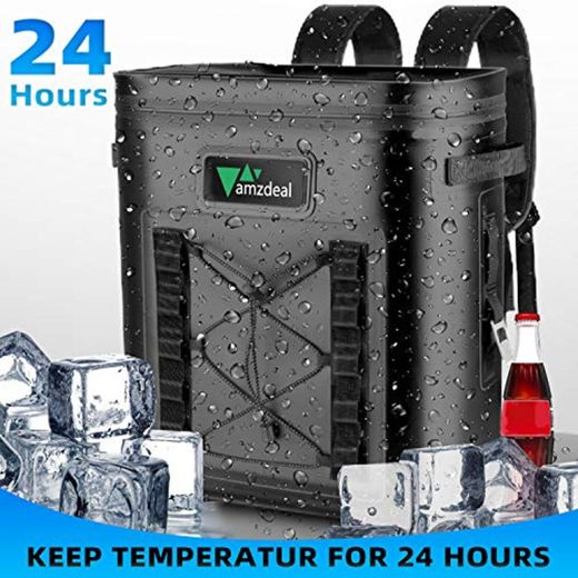 amzdeal Mochila Nevera - Mochila Refrigeradora Térmica y Impermeable