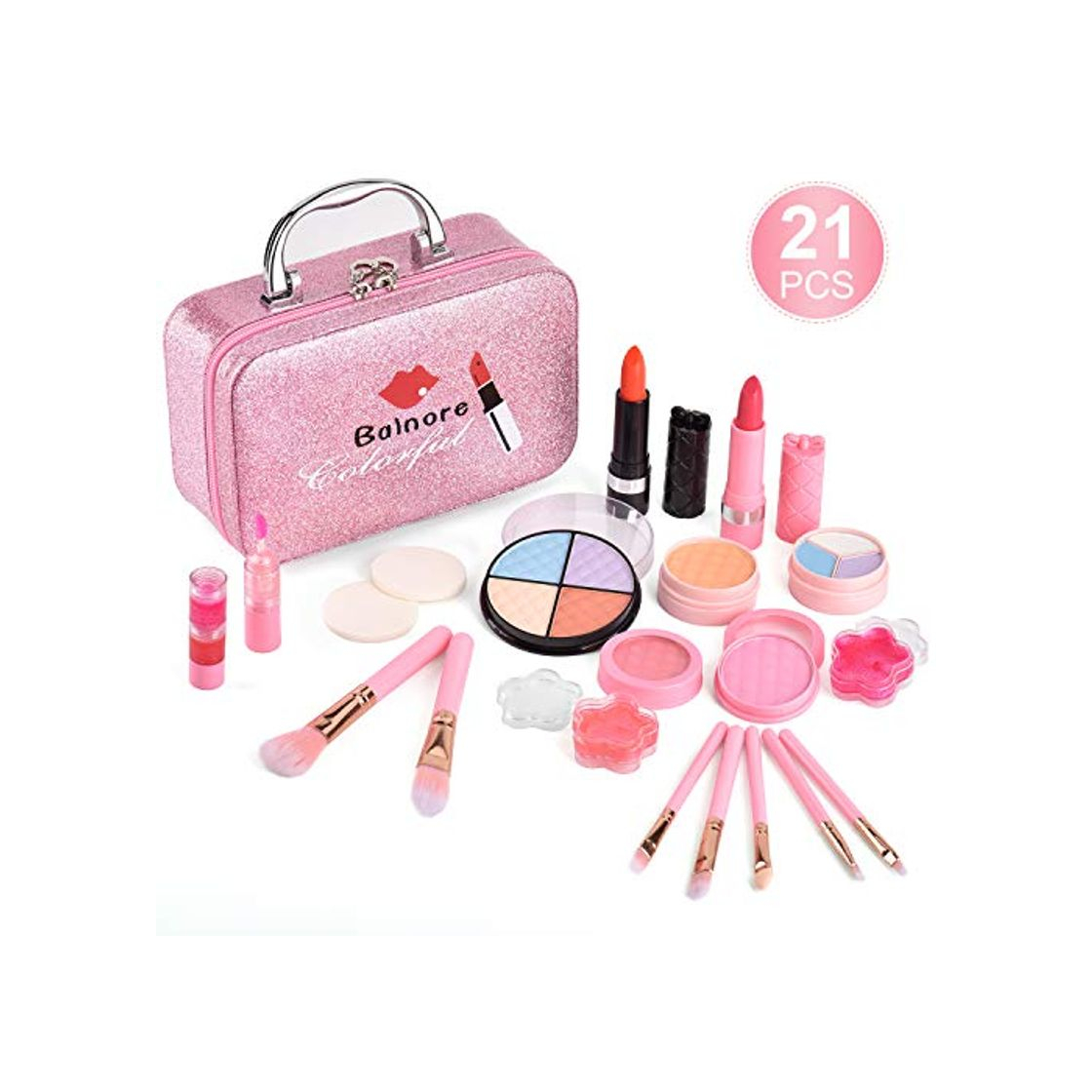 Social balnore 21 Piezas Set de Maquillaje Niñas