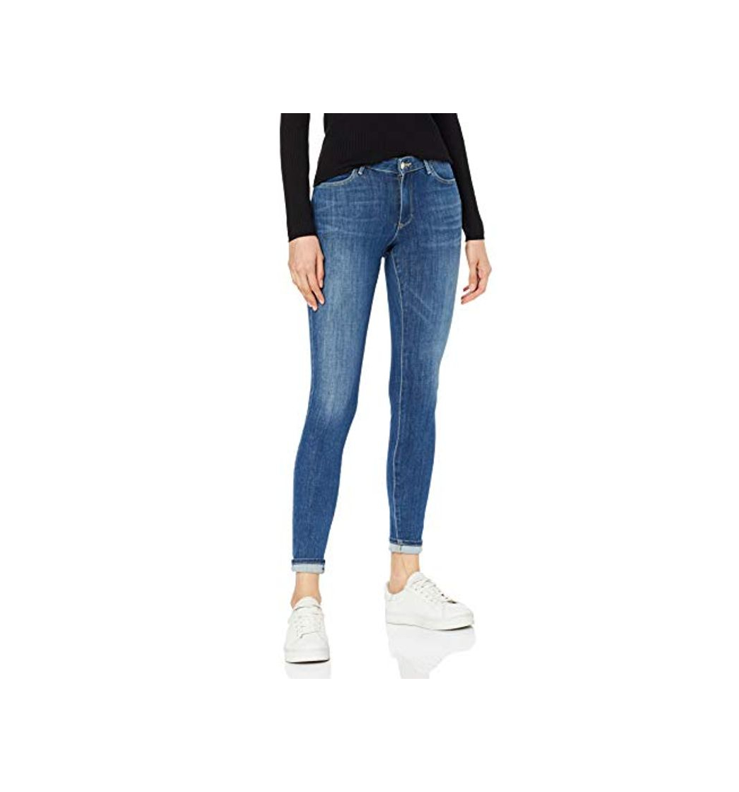 Moda Wrangler Super Skinny Jeans, Azul