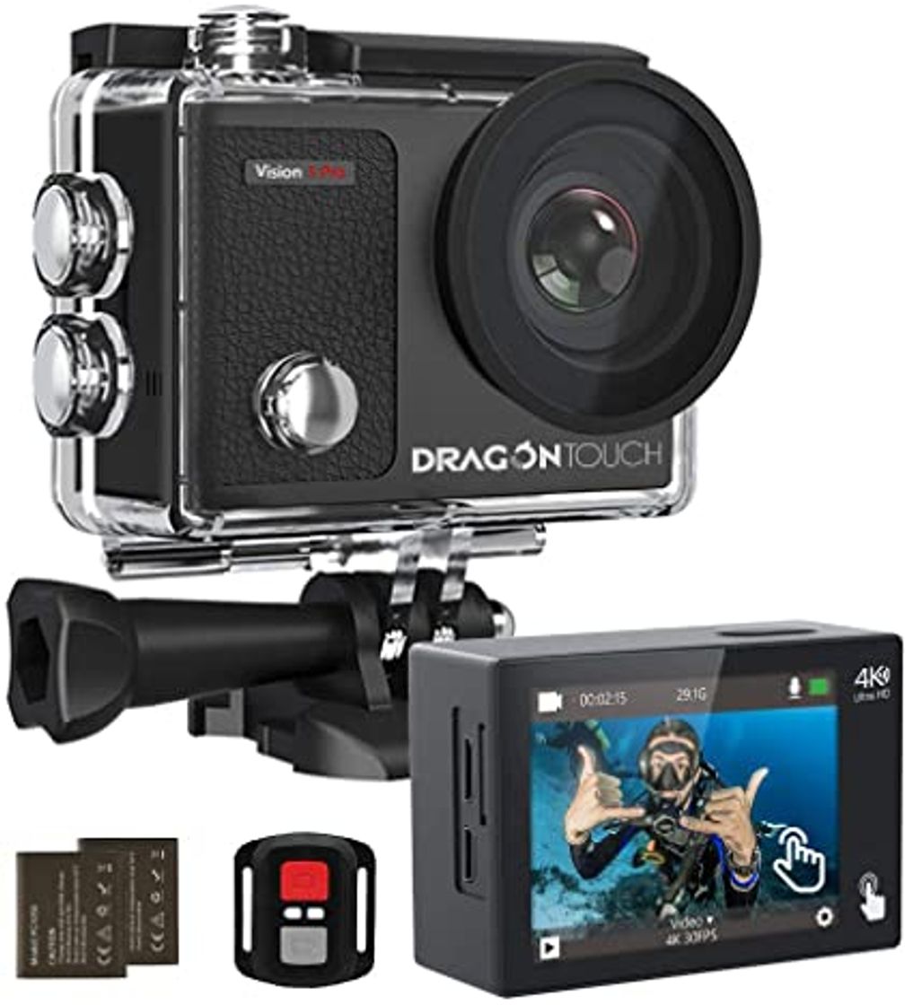 Moda Dragón Touch 4k camara de acción