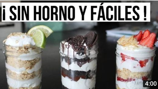 3 Postres Sin Horno Fáciles y Rápidos 