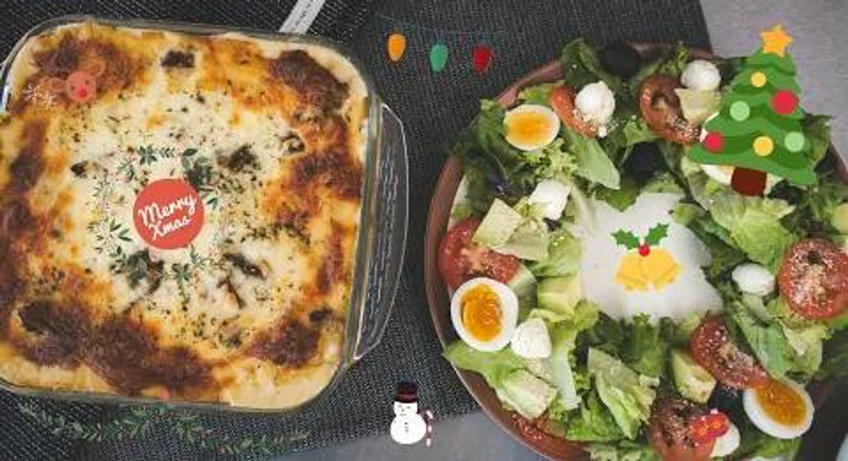 Moda Lasagna de bulgog y ensalada 