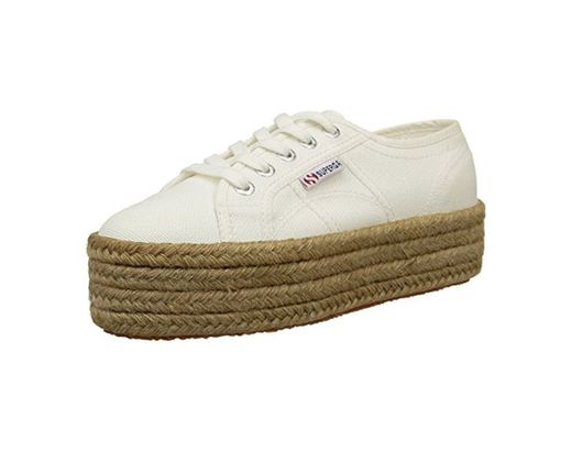 Superga 2790-COTROPEW, Zapatillas Mujer, Blanco