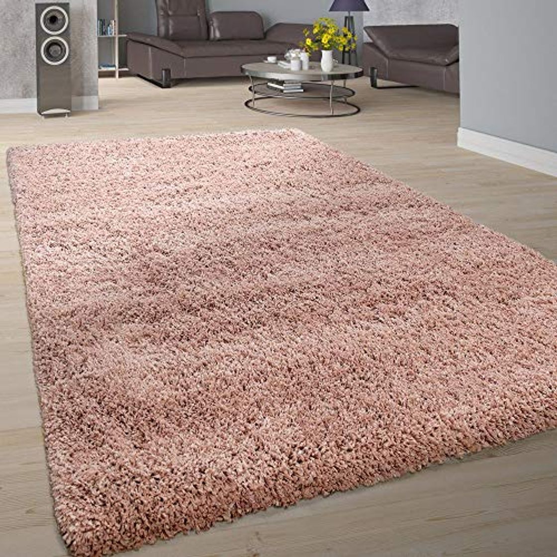 Product Alfombra Pelo Corto Salón Rosa Tonos Pastel Motivo Marroquí Oriental, tamaño