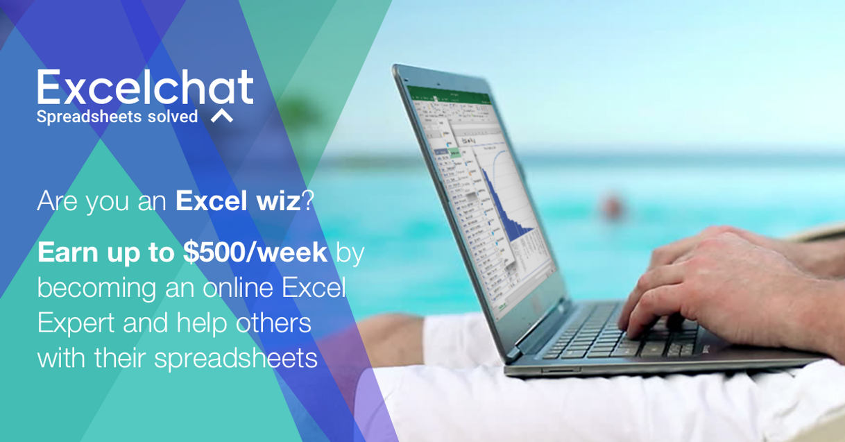 Fashion Are you an Excel Expert? Join today and earn a sign on bonus!