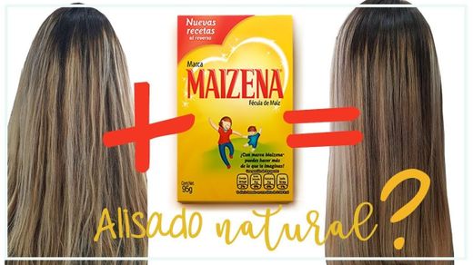 Cabello Liso Natural Con Maizena - YouTube