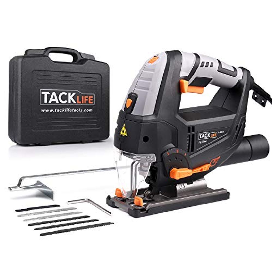 Social Tacklife Sierra de Calar, Caladora, Cable de 3 Metros, Corte en Madera: