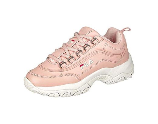 Fila Strada Low Wmn, Zapatillas Altas Mujer, Rosa