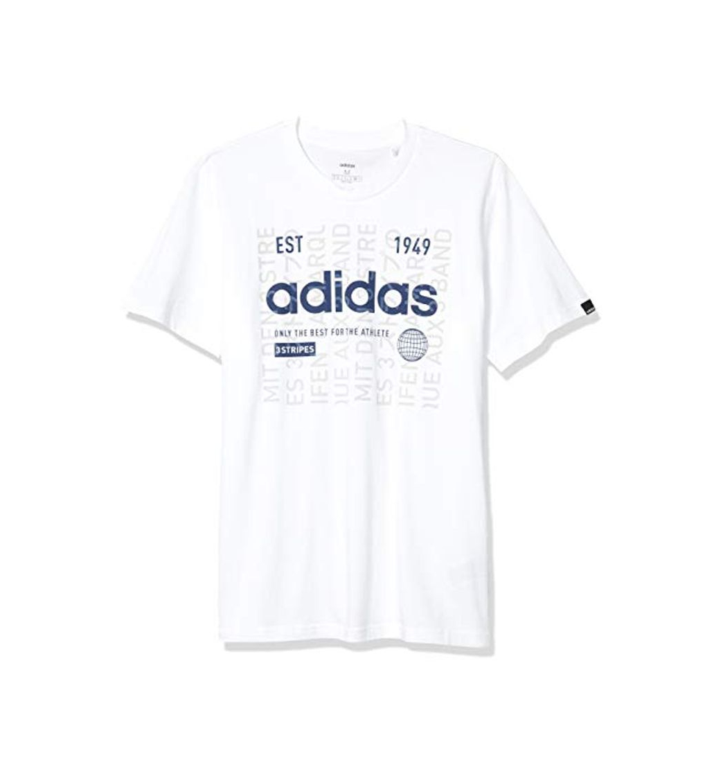 adidas Camiseta M Adi INT T para Hombre, Hombre, Camiseta, GVB79, Blanco