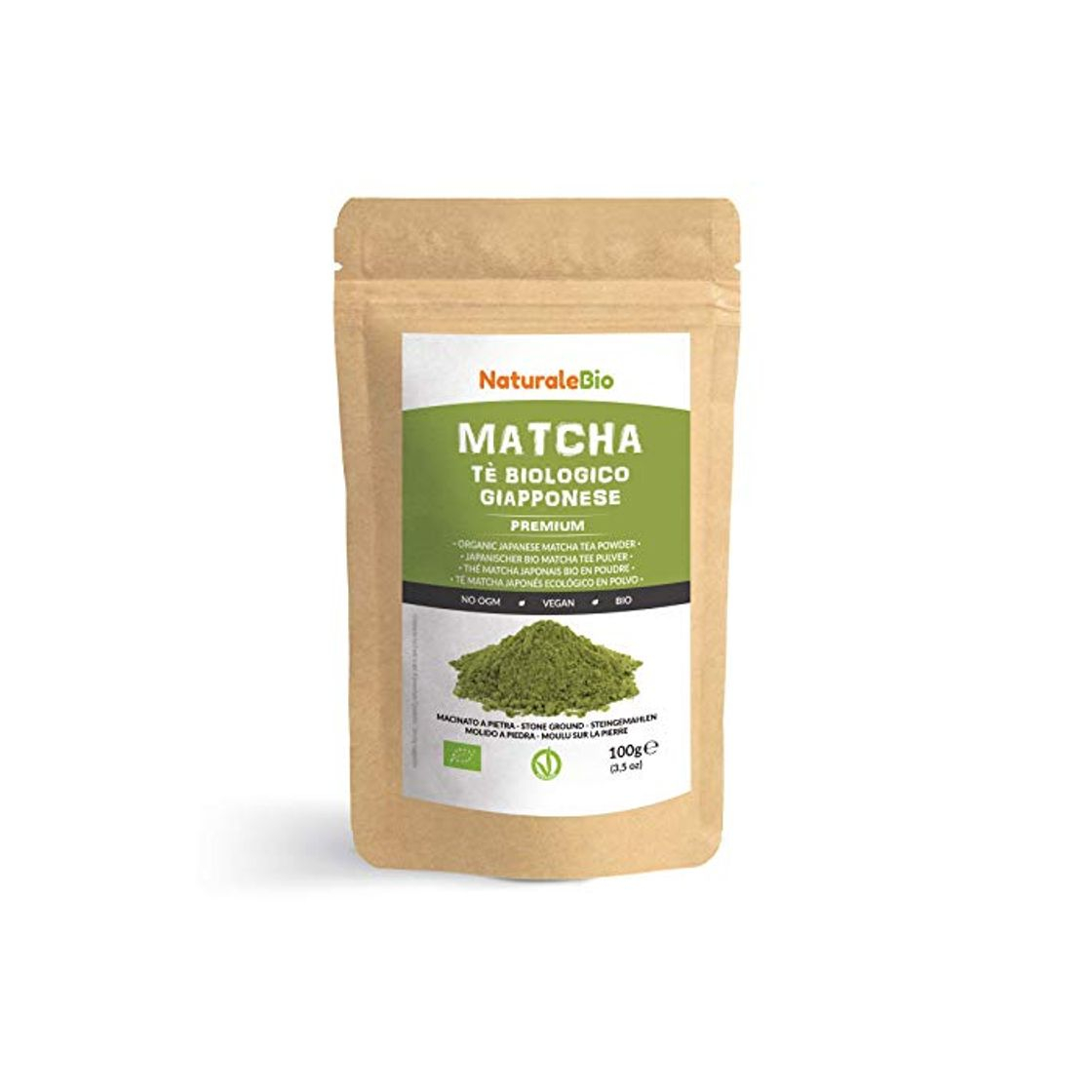 Social Té Verde Matcha Orgánico Japonés En Polvo [ Calidad Premium ] 100g