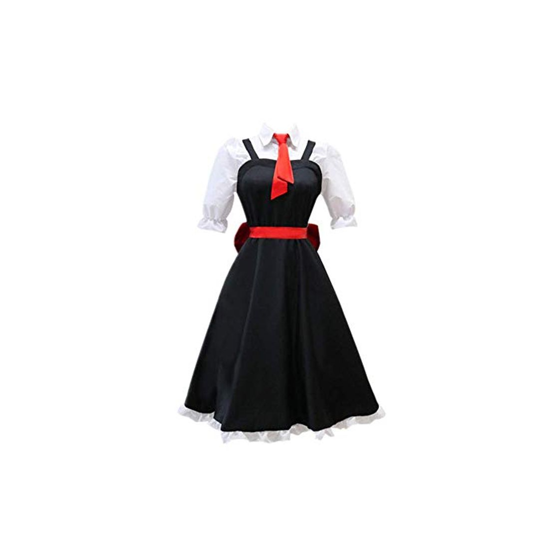 Moda 4 Piezas de la señorita Kobayashi Dragon Maid Toru Cosplay Costume Disfraz Elegante Vestido de sirvienta Delantal Trajes de Carnaval de Halloween