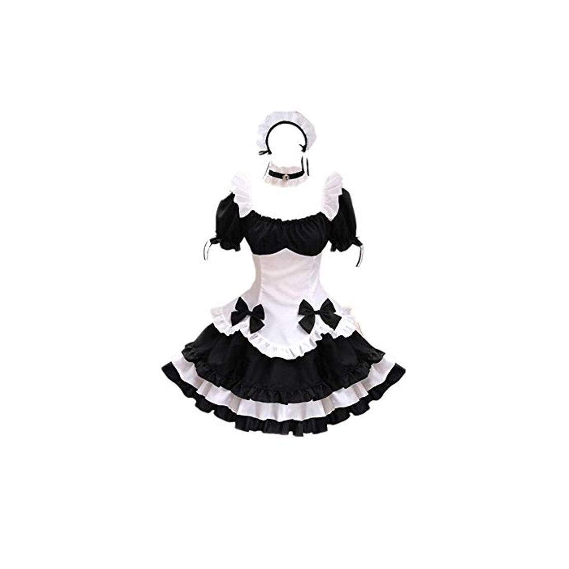 Social 8PCS Game Miracle Nikki Novedad Cosplay para Disfraces de Fiesta con Accesorios Vestido de Delantal de mucama Trajes de Falda Lindos para Mujeres Sexy Regalo