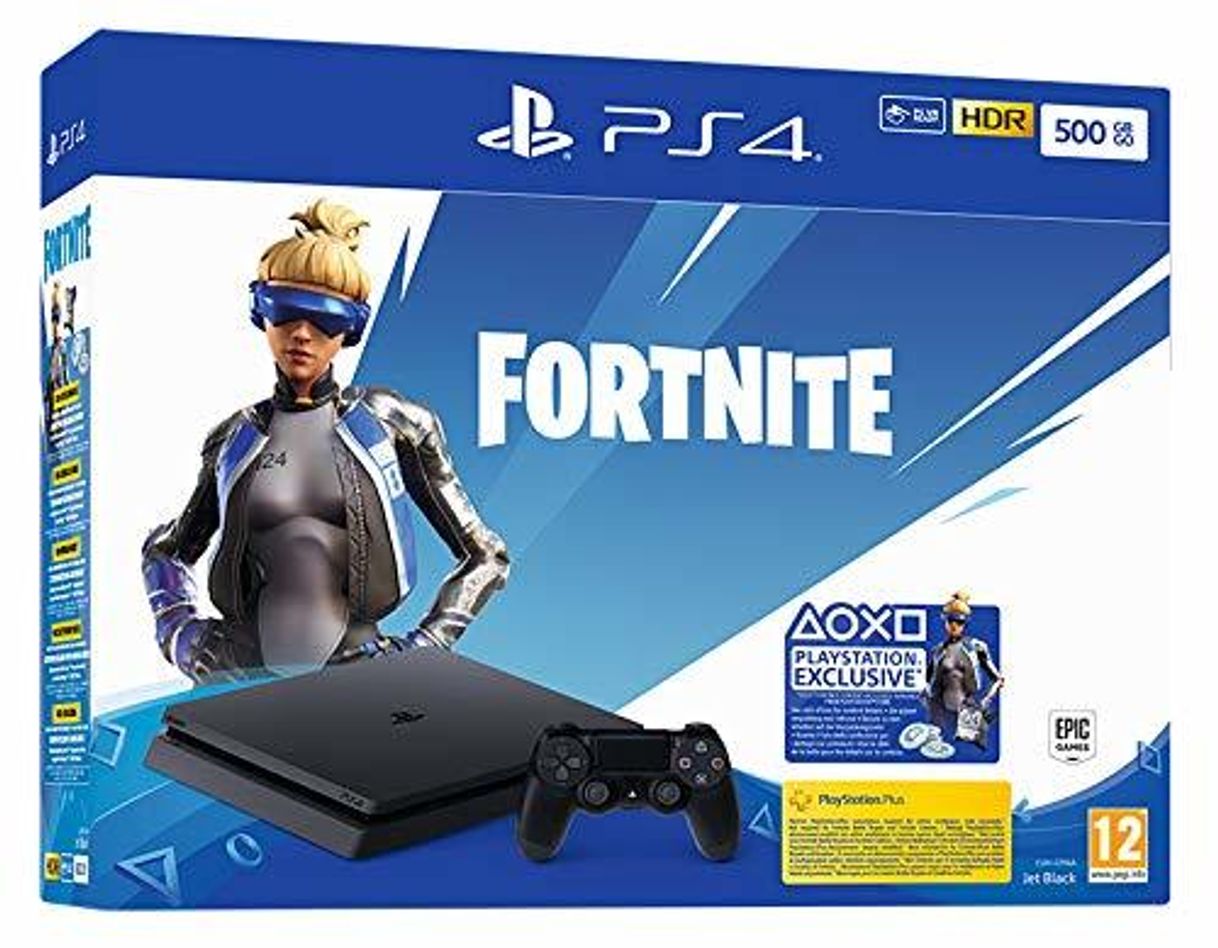 Social Sony - Consola PS4 Slim 500GB Black Fornite VCH(2019)
