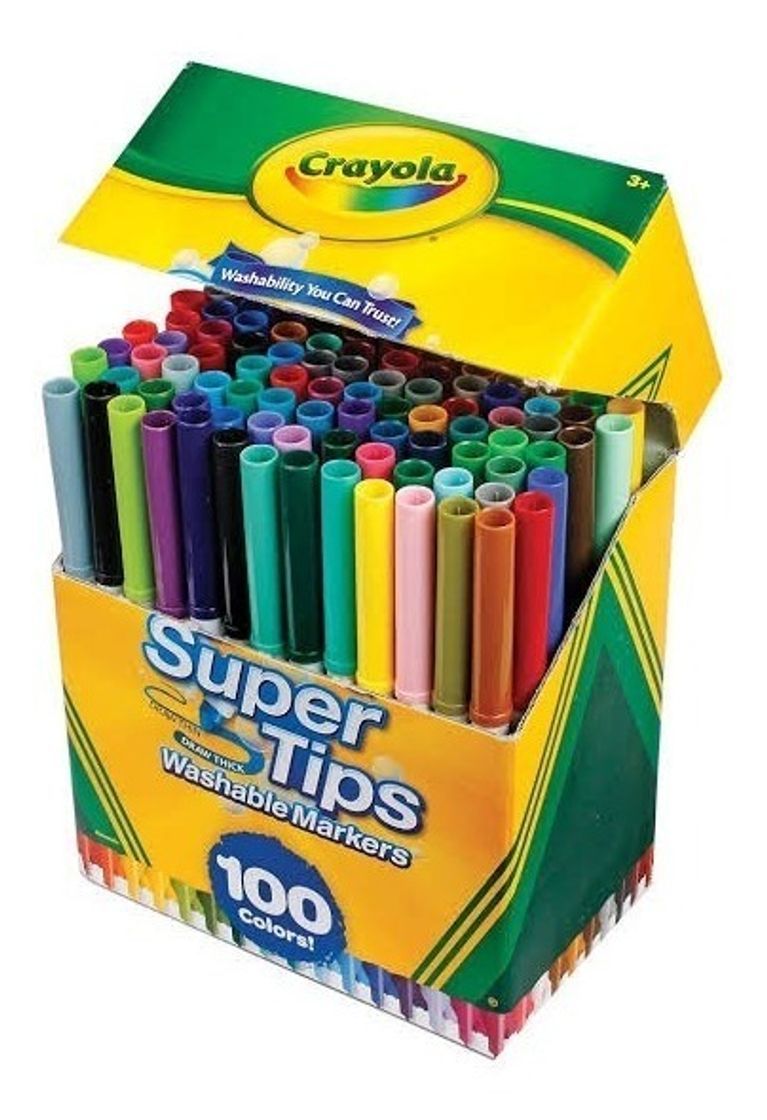 Moda Marcadores Super Tips(crayola) 100 Piezas