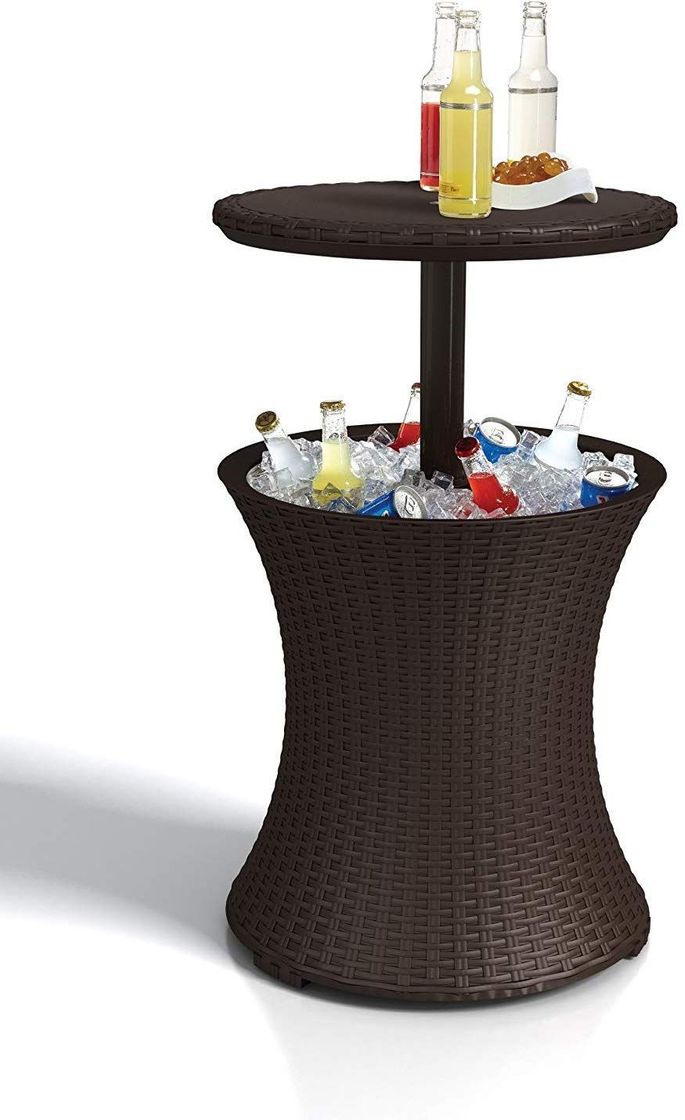Social Keter Cool Bar -  Mesa nevera para exterior