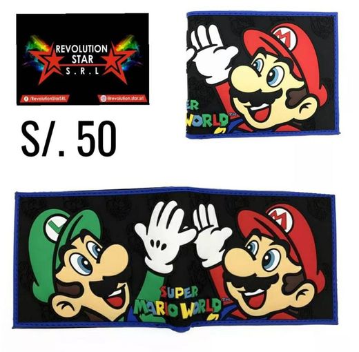 Billetera de Super Mario Bros 