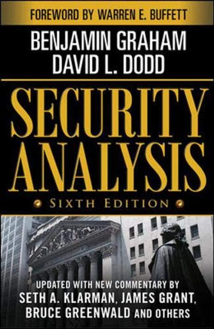 Libros Security Analysis: Sixth Edition, Foreword by Warren Buffett