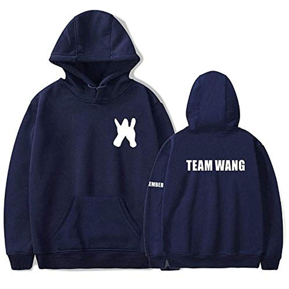 Social KPOP GOT7 Jackson Sudadera con Capucha para Hombres Mujeres Team Wang Casual Warm Outwear Full Color