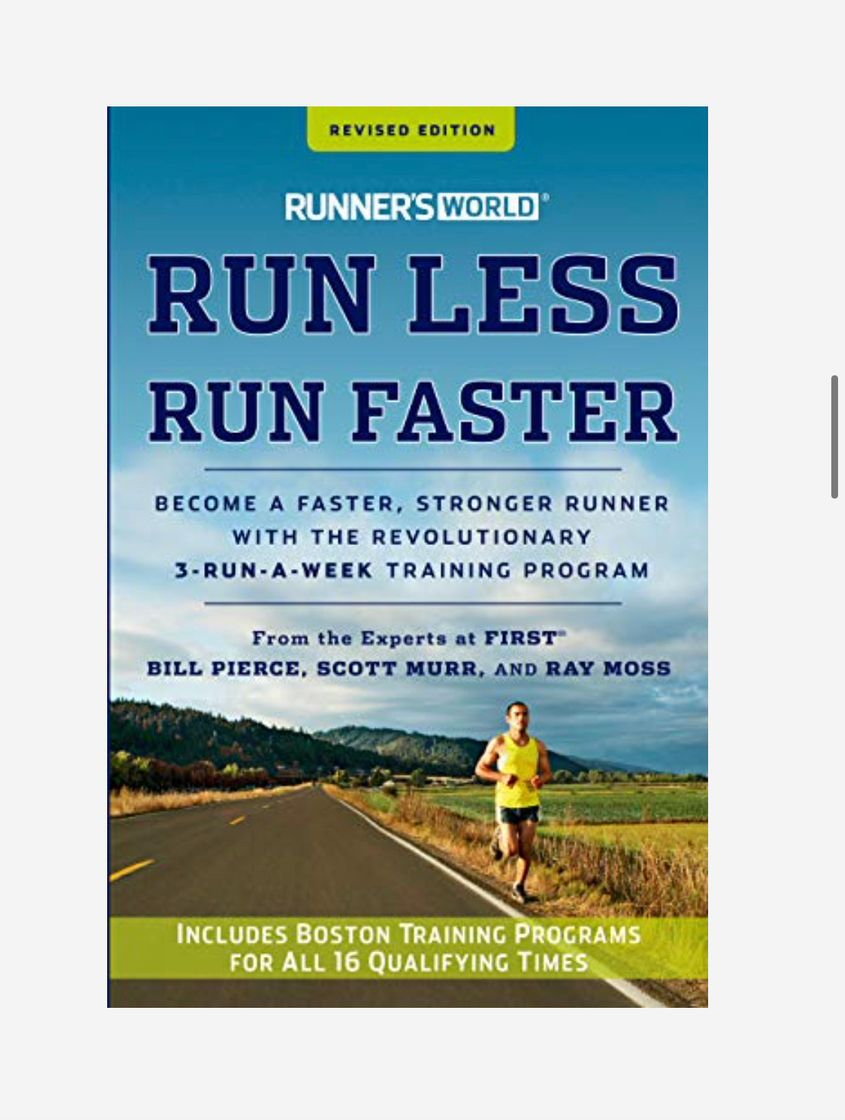 Libro Run less, run faster 