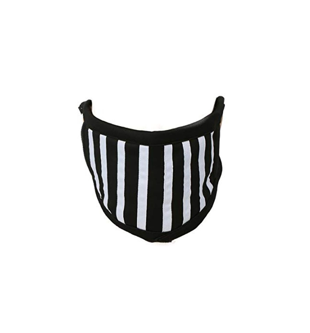 Product Máscara Ticci Toby Face Mask Black & White Stripes Cotton Face Mask Creepypasta Costume Accesorios Halloween