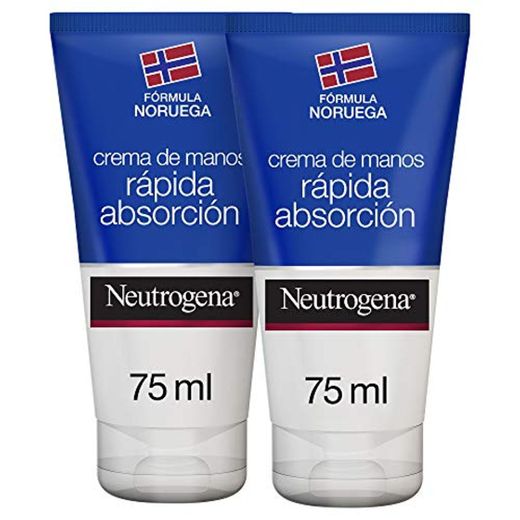 Neutrogena - Crema de Manos Rápida Absorción - 75 ml Duplo