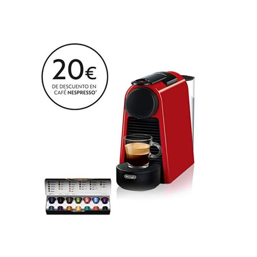 Nespresso De'Longhi Essenza Mini EN85.R - Cafetera monodosis de cápsulas Nespresso