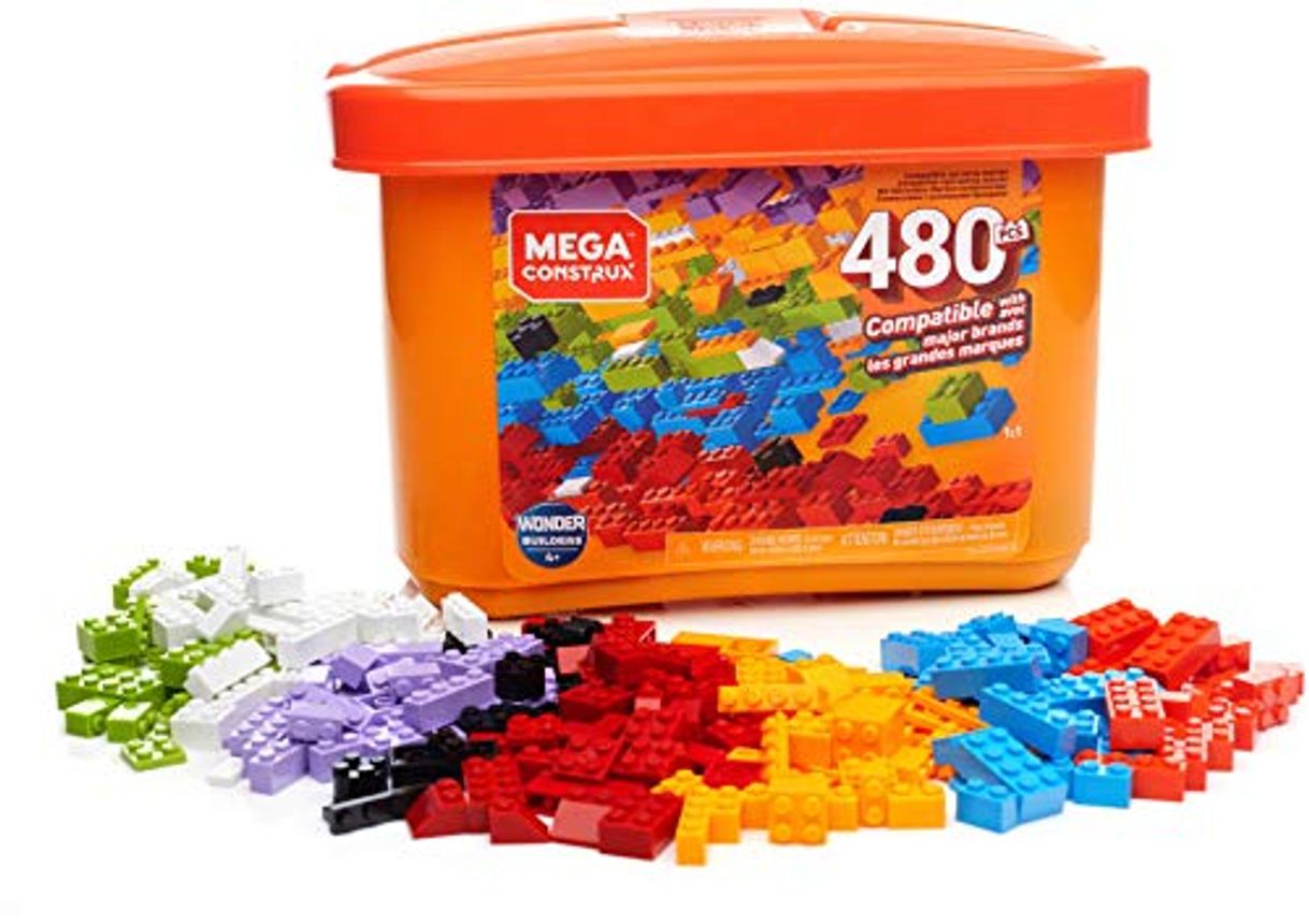 Social Mega Construx Caja de 480 piezas y bloques de construcción para niños