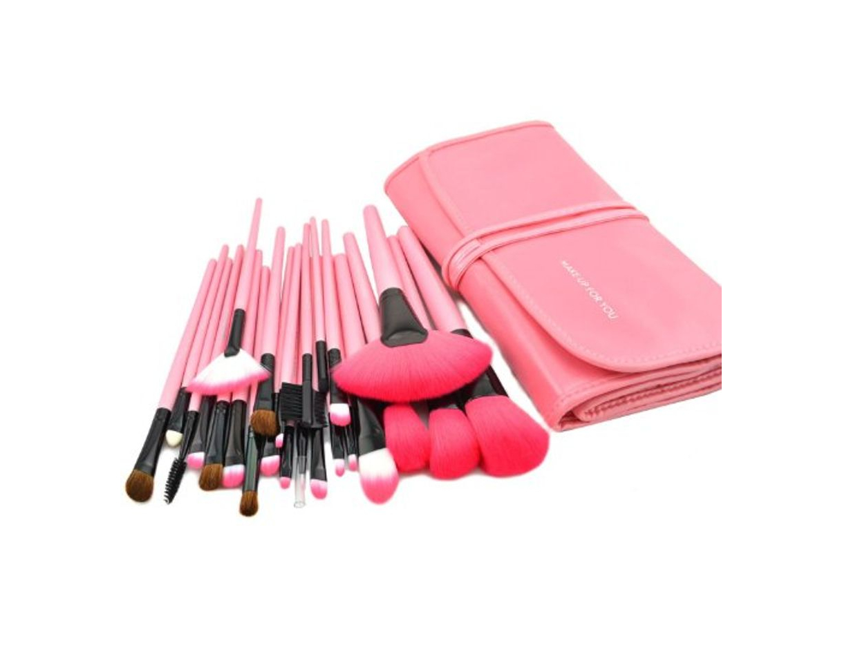 Social Afunti® 24Pcs Set de Brochas de maquillaje Kit de pinceles cepillos cosméticos