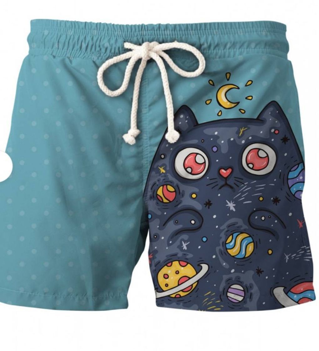 Moda Space cat shorts