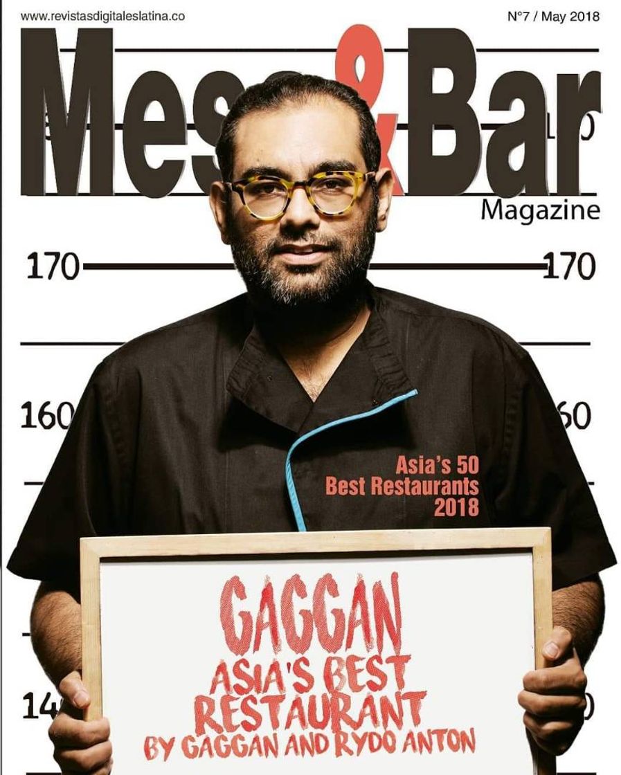 Moda MESA&BAR Magazine - Gaggan  May 2018 Collection Edit. - Nº7