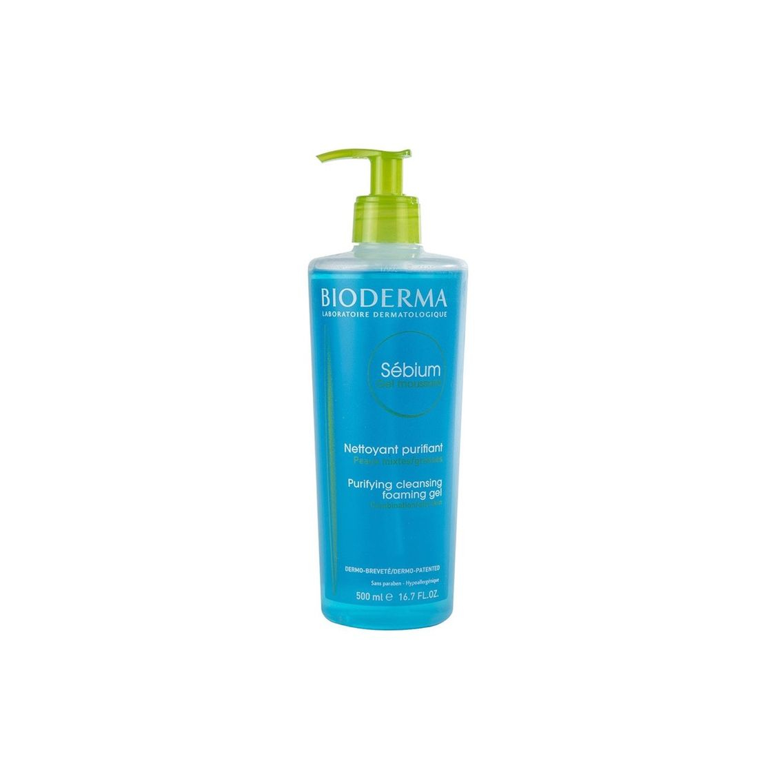 Belleza BIODERMA SEBIUM gel moussant nettoyant purifiant 500 ml