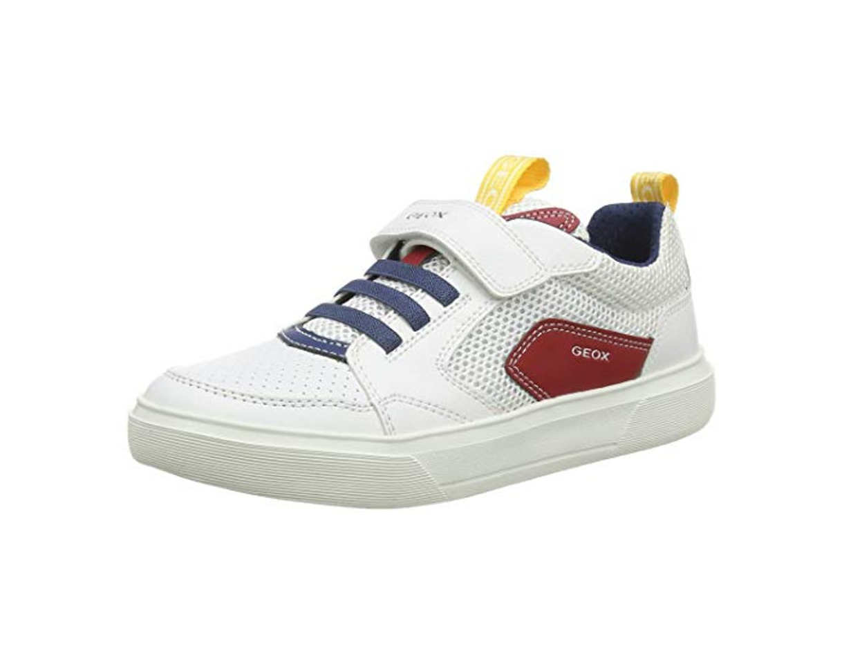 Fashion Geox J Alben Boy D, Zapatillas para Niños, Gris