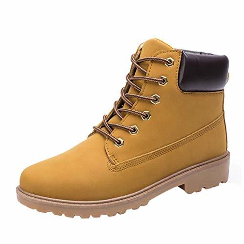 Place WWricotta LuckyGirls Zapatillas Casual Hombres Botas Pieles Forradas de Caña Alta Moda