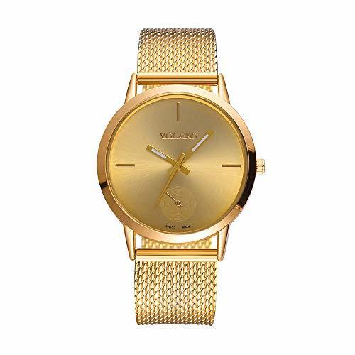 Producto Bestow Hombres y Mujeres General Mesh Belt Watch Fashionable Alta dureza Espejo