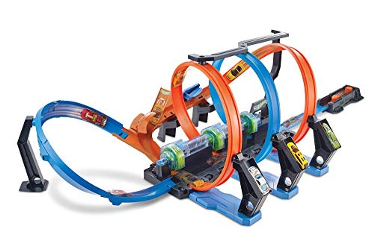 Place Hot Wheels Triple Looping, pista de coches de juguete