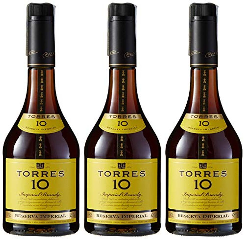 Productos Torres 10, Brandy - 3 botellas de 70 cl, Total