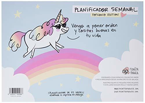 Libro Pedrita Parker 449 - Planificador semanal con diseno Foficornio