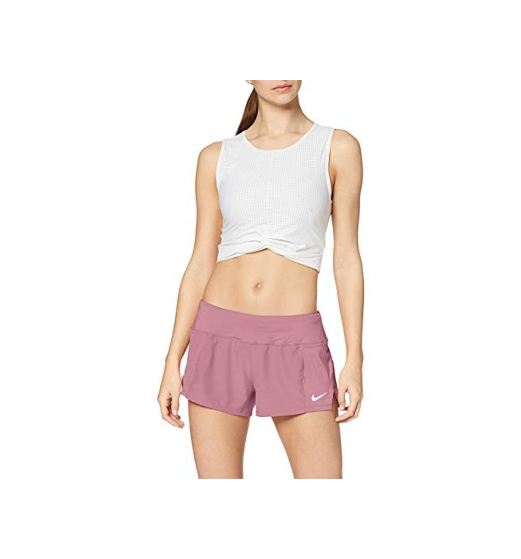 Fashion NIKE W NK Crew Short 2 Pantalones Cortos de Deporte, Mujer, Plum