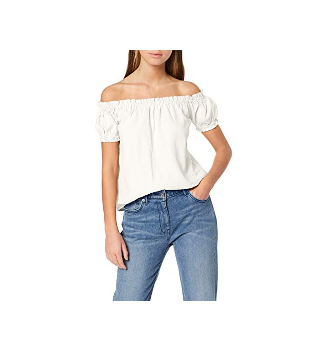 Fashion Vero Moda Vmanna Milo Off Shoulder Top Noos Blusa, Blanco