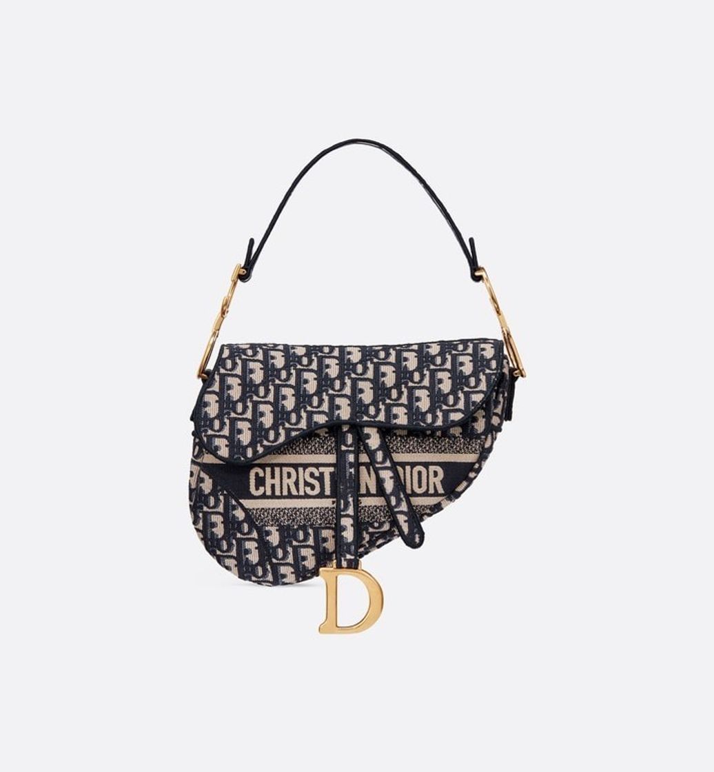 Fashion Bolso Saddle Bordado Dior Oblique azul - Bolsos - Moda Mujer