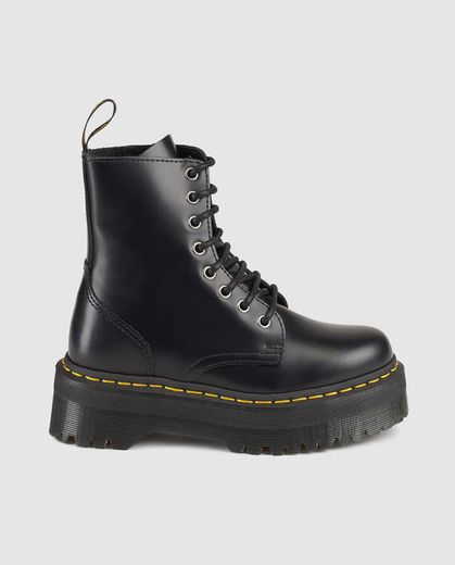 Botas Unisex Dr. Martens -Jadon Black Polished Smooth · Dr ...