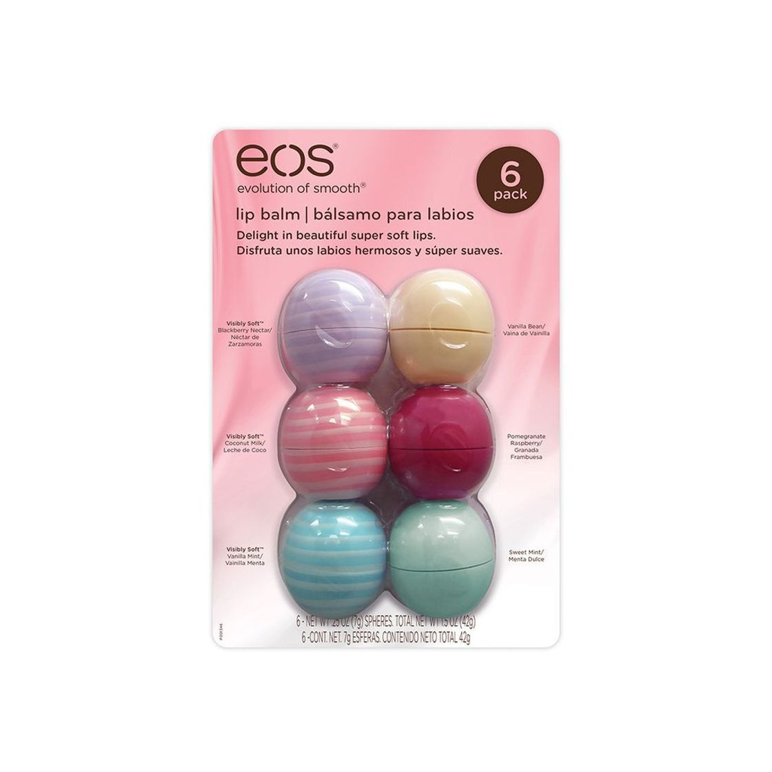 Belleza Bálsamo labial EOS Visibly Soft de vainilla y menta