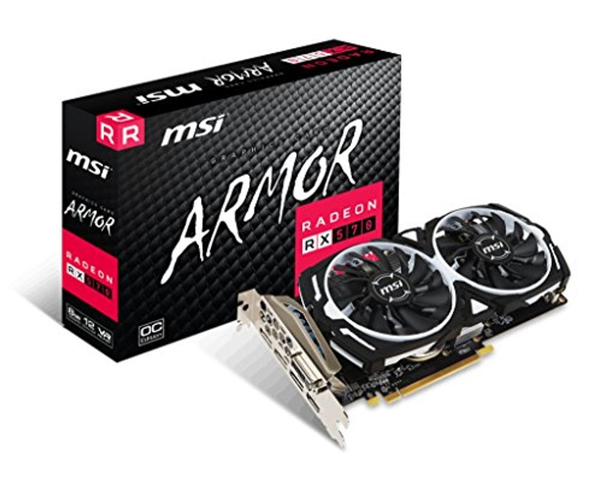 Social MSI Radeon RX 570 Armor ARMOR 8G OC - Tarjeta gráfica